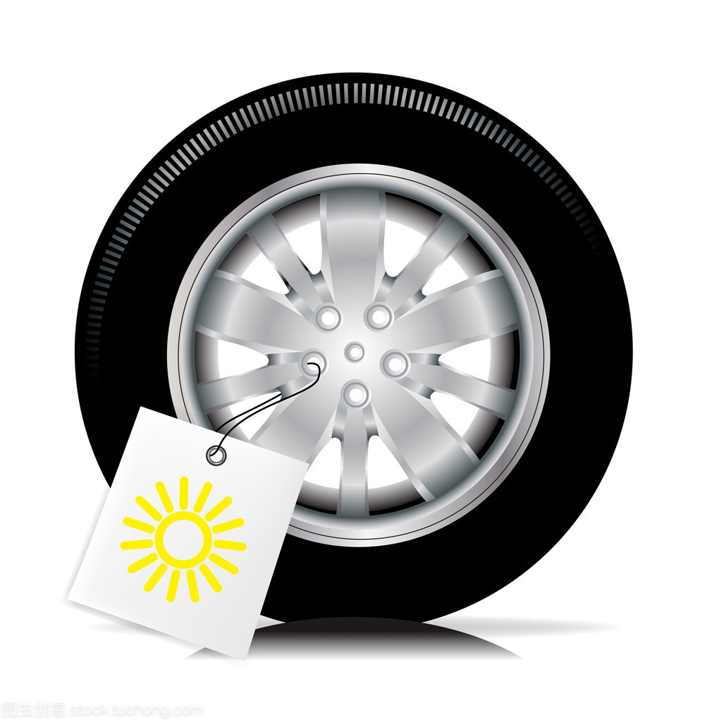 汽車輪胎的夏天標(biāo)志