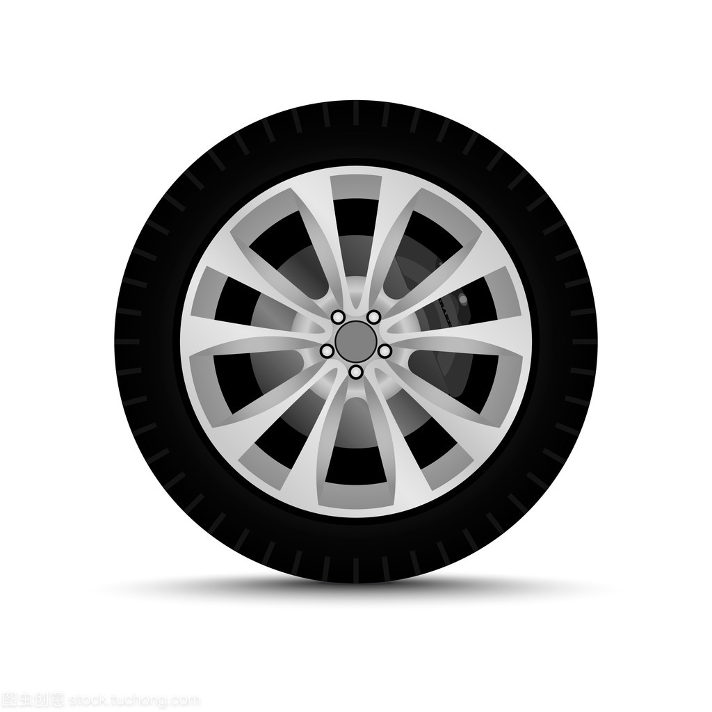 轎車輪轂。設置